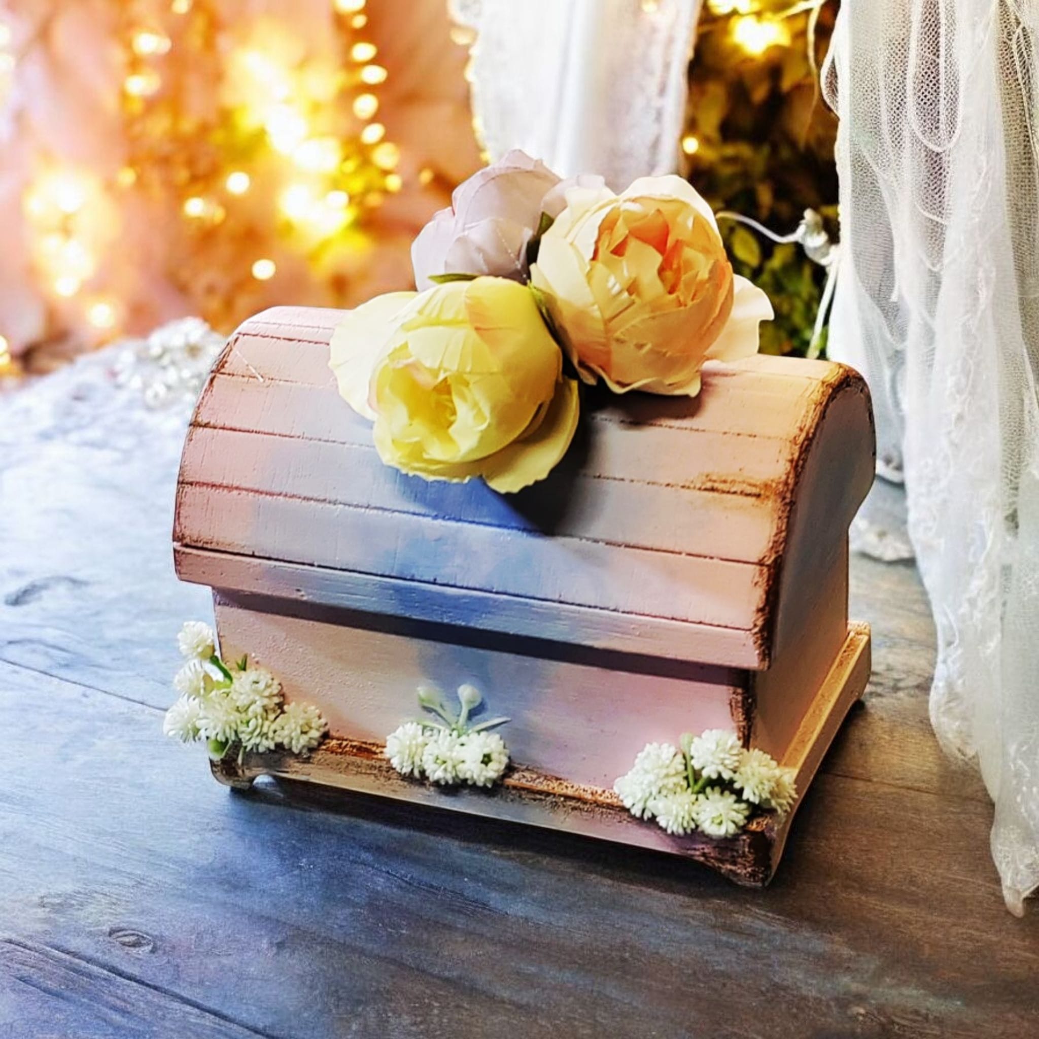 Cutiuță cufăr din placaj de lemn