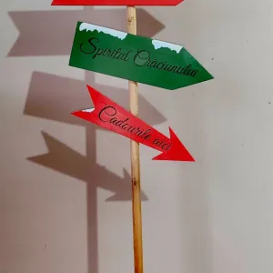 Decorațiune indicator Crăciun – Împodobește-ți casa cu spiritul sărbătorilor
