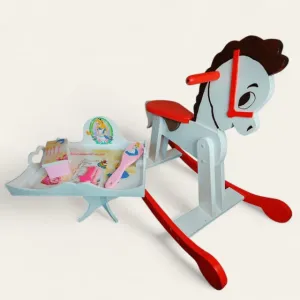 Set tăviță pentru tăierea moțului – Alice în Țara Minunilor + Calut de lemn